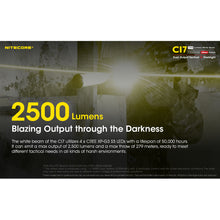 Load image into Gallery viewer, Nitecore CI7 2500 Lumen White and Infrared IR LED Flashlight
