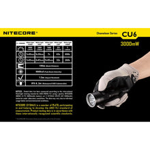 Load image into Gallery viewer, Nitecore CU6 Chameleon UV/White Dual LED Flashlight
