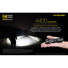 Load image into Gallery viewer, NITECORE E4K Next Generation 21700 Compact EDC Flashlight
