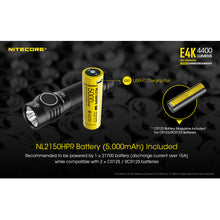 Load image into Gallery viewer, NITECORE E4K Next Generation 21700 Compact EDC Flashlight
