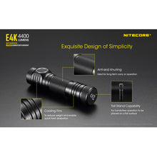 Load image into Gallery viewer, NITECORE E4K Next Generation 21700 Compact EDC Flashlight
