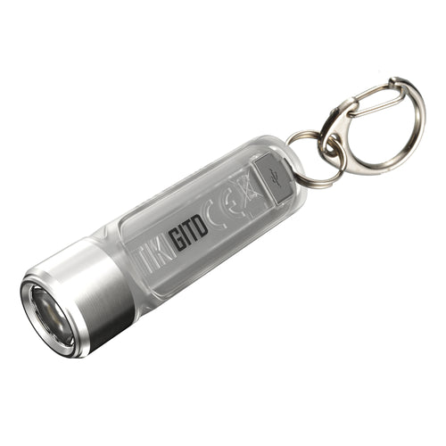 NITECORE TIKI GITD 300 Lumen USB Rechargeable Keychain Flashlight with UV & High CRI Light