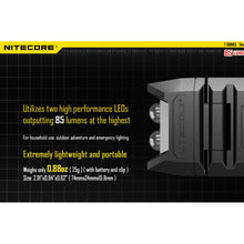 Load image into Gallery viewer, Nitecore THUMB 85 Lumen Tiltable Keychain Light
