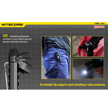 Load image into Gallery viewer, Nitecore THUMB 85 Lumen Tiltable Keychain Light
