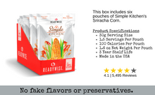 Load image into Gallery viewer, Simple Kitchen&#39;s Sriracha Corn - 6 30g Serving Size pouches
