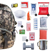 Load image into Gallery viewer, 66 Piece Survival Backpack -Camo
