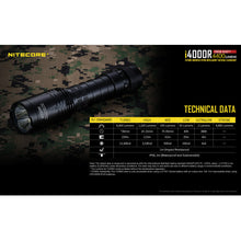 Load image into Gallery viewer, NITECORE i4000R 4400 Lumen USB-C Rechargeable LED Flashlight
